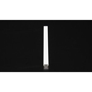 Deko-Light, Profil Abdeckung, Abdeckung H-01-10, Kunststoff, Satiniert 40% Transmission, Tiefe: 1000