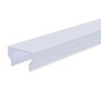 Deko-Light, Profil Abdeckung, Abdeckung H-01-10, Kunststoff, Satiniert 40% Transmission, Tiefe: 1000