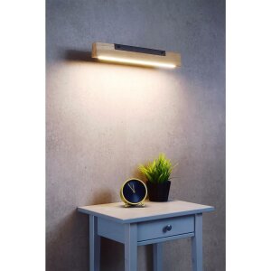 Wandaufbauleuchte, MADERA, 9 W, 3000 K, Schwarz, 200-240 V/AC