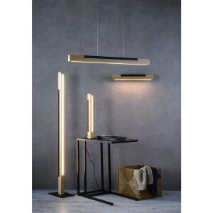 Wandaufbauleuchte, MADERA, 9 W, 3000 K, Schwarz, 200-240 V/AC
