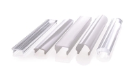 Deko-Light, Profil Abdeckung, Abdeckung R-01-10, Kunststoff, Teiltransparent 75% Transmission, Tiefe