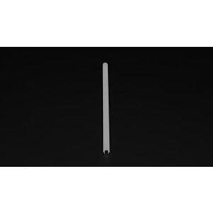 Deko-Light, Profil Abdeckung, Abdeckung R-01-05, Kunststoff, Satiniert 40% Transmission, Tiefe: 2000