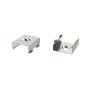 Profil Halteklammer, 2er Set Halteklammern für AU-10, Metall, Tiefe: 20 mm, Breite: 16.7 mm, Höhe: 7