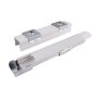 Profil Halteklammer, 2er Set Halteklammern für AU-10, Metall, Tiefe: 20 mm, Breite: 16.7 mm, Höhe: 7