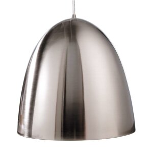Pendelleuchte, Bell, 1x max. 40 W E27, Silber, 220-240 V/AC