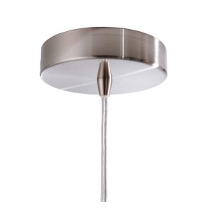 Pendelleuchte, Bell, 1x max. 40 W E27, Silber, 220-240 V/AC