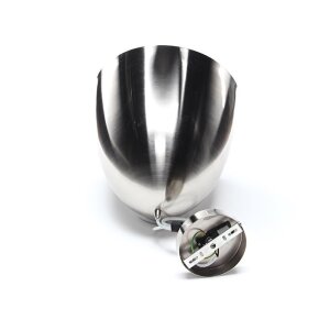 Pendelleuchte, Bell, 1x max. 40 W E27, Silber, 220-240 V/AC