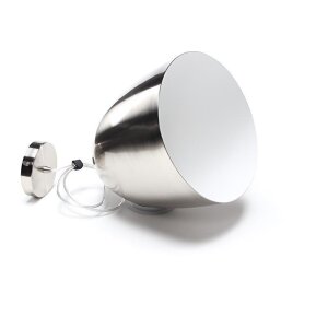Pendelleuchte, Bell, 1x max. 40 W E27, Silber, 220-240 V/AC