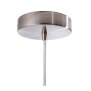 Pendelleuchte, Bell, 1x max. 40 W E27, Silber, 220-240 V/AC