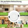 Hagemann 3W Deckeneinbauleuchte l ⌀68mm l 3000K l inkl.Trafo l weiß