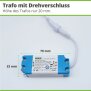 Hagemann 3W Deckeneinbauleuchte l ⌀68mm l 3000K l inkl.Trafo l weiß