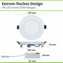 Hagemann 3W Deckeneinbauleuchte l ⌀68mm l 4000K l inkl.Trafo l weiß