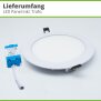 Hagemann 15W Deckeneinbauleuchte l ⌀175mm l 3000K l inkl.Trafo l weiß