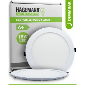 Hagemann 18W Deckeneinbauleuchte l ⌀200mm l 6000K l...