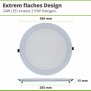 Hagemann 24W Deckeneinbauleuchte l ⌀300mm l 3000K l inkl.Trafo l weiß
