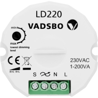 VADSBO VD | Modell: LD220 | Tastdimmer - 1-200W (weiß)