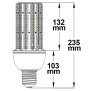 E27/E40 Corn 44W 360° neutralweiß