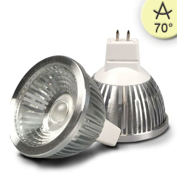 MR16 LED Strahler 5,5W COB, 70°, warmweiß, dimmbar