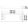 LED Trafo 12V/DC, 0-30W, ultraflach, SELV