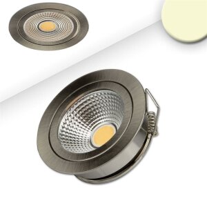 LED Einbaustrahler COB mit Reflektor, 5W, 60°, nickel...