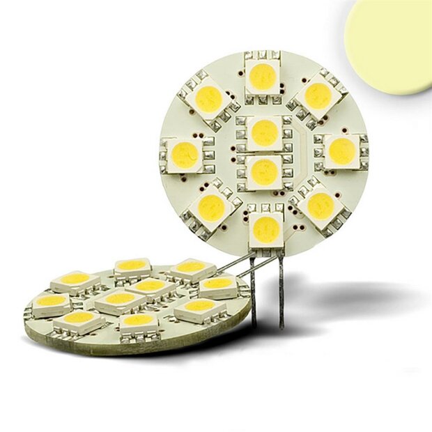 G4 LED 10SMD, 2W, warmweiß, Pin seitlich