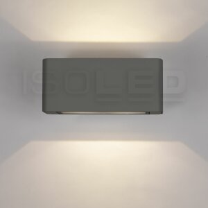 LED Wandleuchte Up&Down 4x3W CREE, IP54, anthrazit, warmweiß