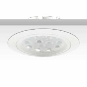 LED Einbaustrahler, weiß, 15W, 72°, rund,...