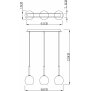 Pendelleuchte, Betria, 3x max. 40 W E14, Silber, 220-240 V/AC, 50 / 60 Hz