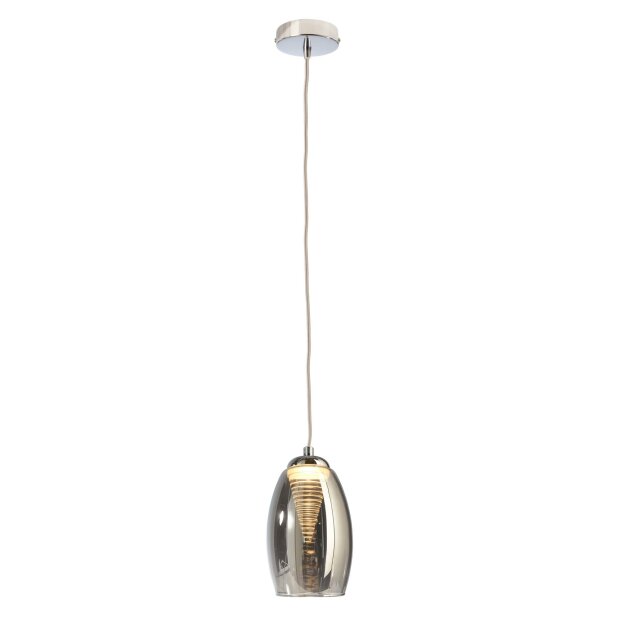 Pendelleuchte, Electra, 5,8 W, DIM, 3000 K, Silber, 220-240 V/AC