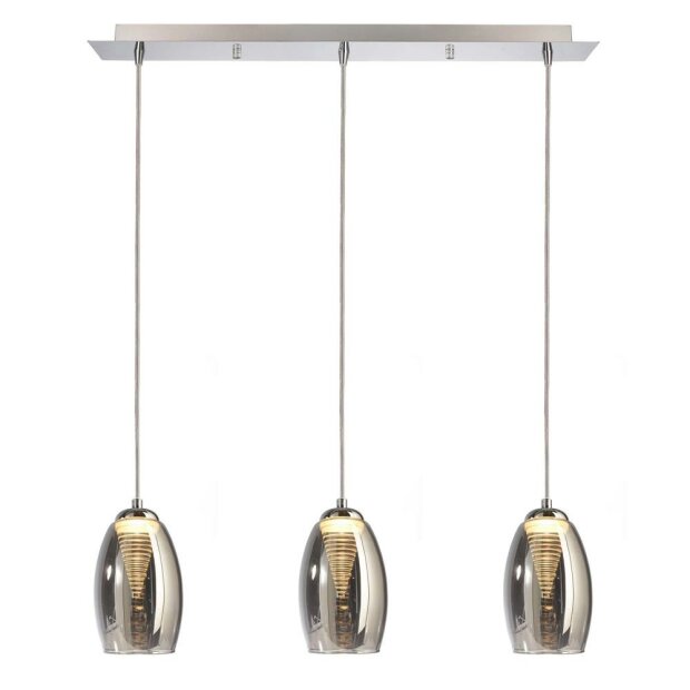 Pendelleuchte, Electra, 16,5 W, DIM, 3000 K, Silber, 220-240 V/AC
