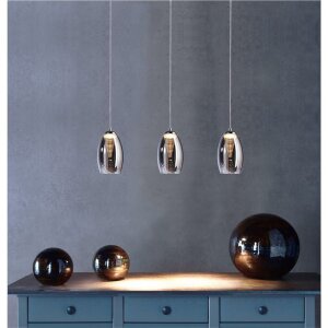 Pendelleuchte, Electra, 16,5 W, DIM, 3000 K, Silber, 220-240 V/AC