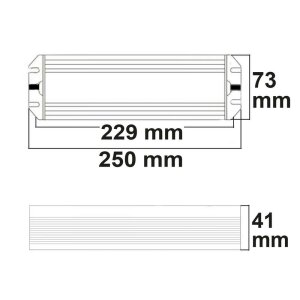 LED PWM-Trafo 12V/DC, 0-200W, IP67, dimmbar, SELV