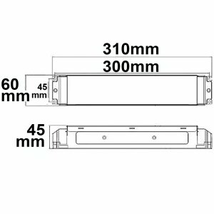 LED PWM-Trafo 24V/DC, 0-200W, IP20, 1-10V/Push/DALI dimmbar