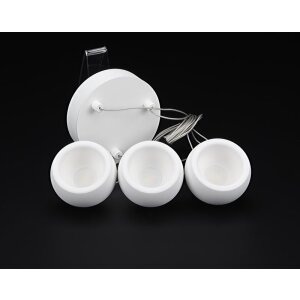 Pendelleuchte, Heze III, 16,5 W, 3000 K, Weiß, 220-240 V/AC