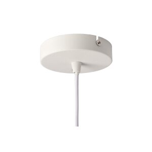 Pendelleuchte, Asterope Rund 400 mm, 1x max. 40 W E27, Weiß, 220-240 V/AC