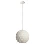 Pendelleuchte, Asterope Rund 400 mm, 1x max. 40 W E27, Weiß, 220-240 V/AC