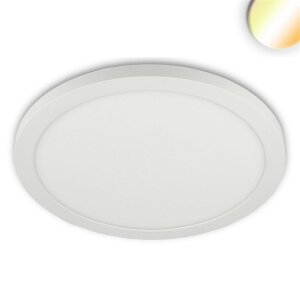 LED Aufbau/Einbauleuchte Slim Flex, 24W, weiß,...