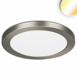 LED Aufbau/Einbauleuchte Slim Flex, 24W, nickel...