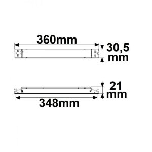 LED Trafo 24V/DC, 0-100W, ultraslim, SELV