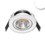LED Einbaustrahler MiniAMP 24V DC, 68mm Loch, alu gebürstet, 5W, 4000K, dimmbar