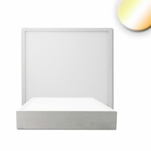 LED Deckenleuchte PRO weiß, 15W, eckig, 170x170mm, ColorSwitch 2700|3000|4000K, dimmbar