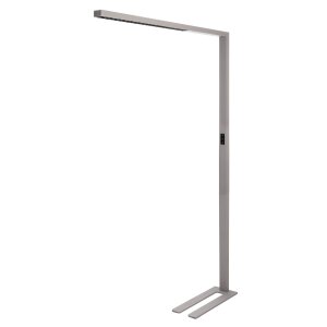 Stehleuchte, Office Three Motion Up and Down, 80 W, Touch Dim, 4000 K, Aluminium, 200-240 V/AC