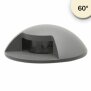 LED Bodeneinbaustrahler, rund 1SIDE 60mm, schwarz, 12-24V, IP67, 3W, 60°, warmweiß