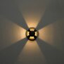 LED Bodeneinbaustrahler, rund 4SIDE 60mm, schwarz, 12-24V, IP67, 3W, 60°, warmweiß