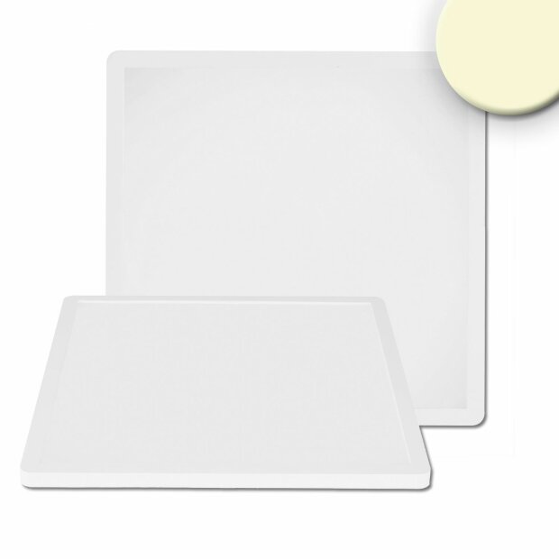 LED Deckenleuchte Slim300 weiß, 18W, eckig, 300x300mm, warmweiß, Up&Down