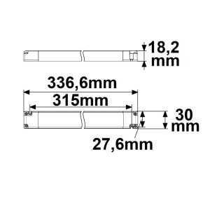 LED CCT PWM-Trafo 24V/DC, 0-60W, 2 Kanal, ultraslim,...