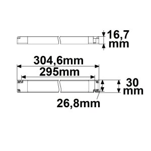 LED PWM-Trafo 24V/DC, 0-75W, ultraslim, dimmbar, SELV