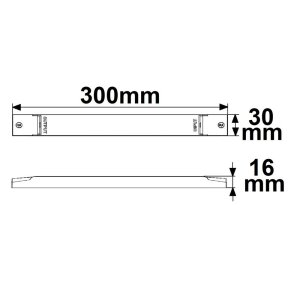 LED PWM-Trafo 24V/DC, 0-30W, ultraslim, Push/DALI-2...