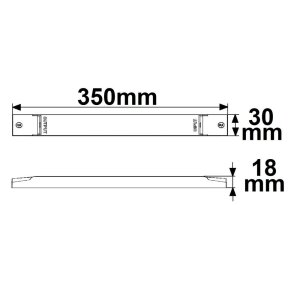 LED PWM-Trafo 24V/DC, 0-60W, ultraslim, Push/DALI-2...