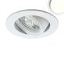 LED Einbauleuchte Slim68 MiniAMP weiß, rund, 8W, 24V DC, neutralweiß, nicht dimmbar